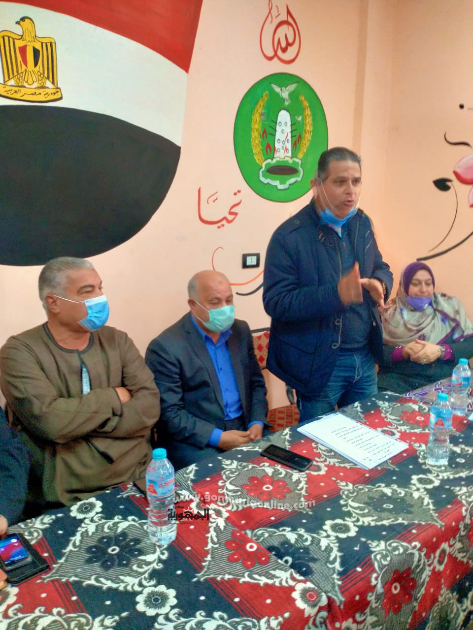 رئيس مدينة اشمون في لقاء جماهيري بحضور النواب بجريس