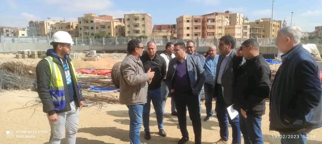 جولات ميدانية لرئيس جهاز مدينة العبور بأحياء المدينة 