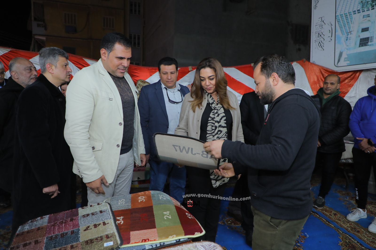 محافظ دمياط تفتتح معرض السلع 