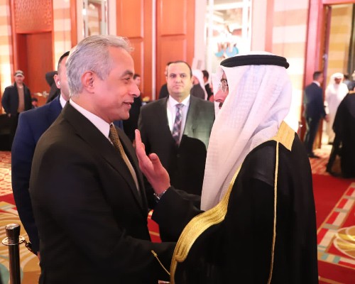 وزير العمل يشارك السفارة الكويتية بالقاهرة احتفالها بالعيد الوطنى الـ 63