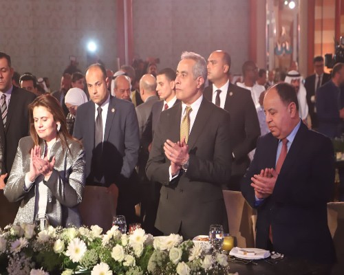وزير العمل يشارك السفارة الكويتية بالقاهرة احتفالها بالعيد الوطنى