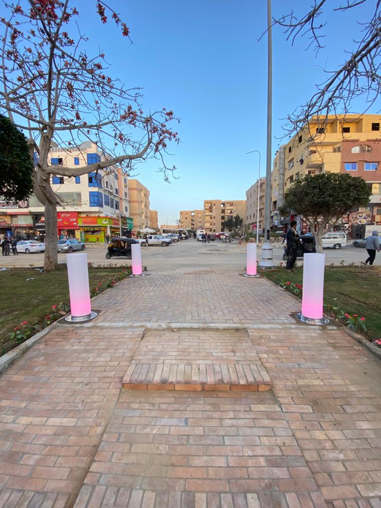 رئيس الجهاز: بدء تنفيذ خطة تركيب إضاءة ديكورية فى الطرق الرئيسية بمدينة بدر 