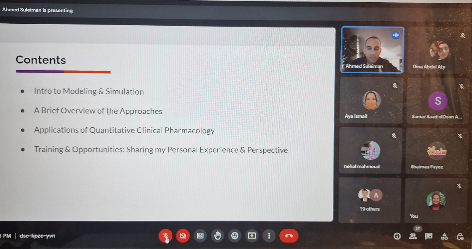 First slide