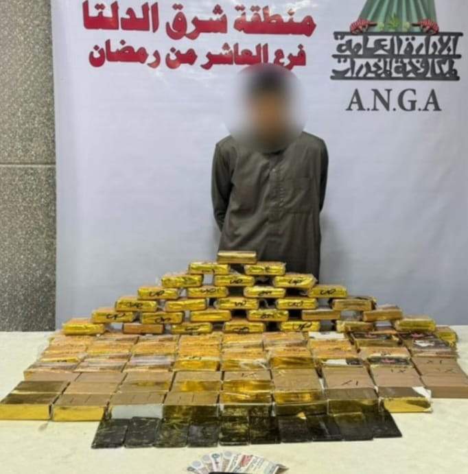 المتهم والمضبوطات 