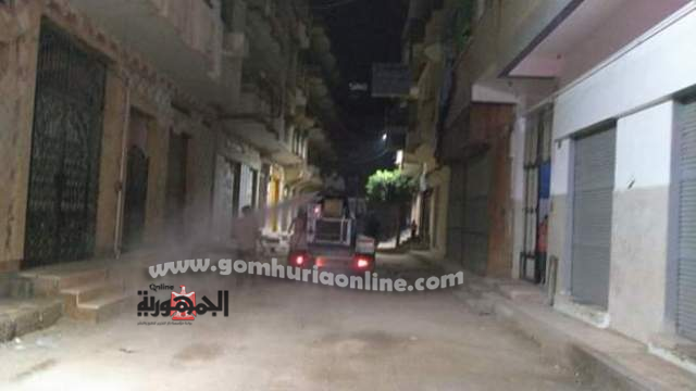 بالصور.. رش وتطهير المنشآت الحكوميه والشوارع والميادين بمدن ومراكز  البحيرة