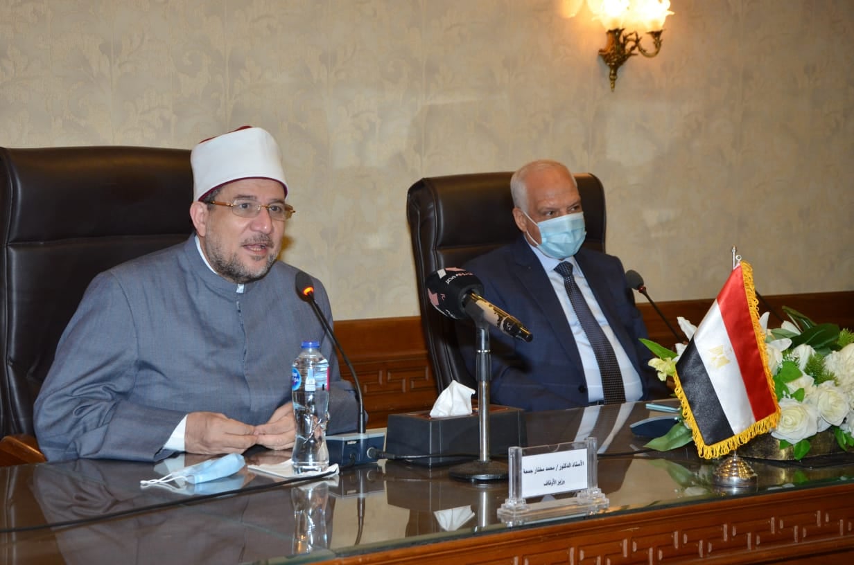 وزير الاوقاف ومحافظ الجيزة
