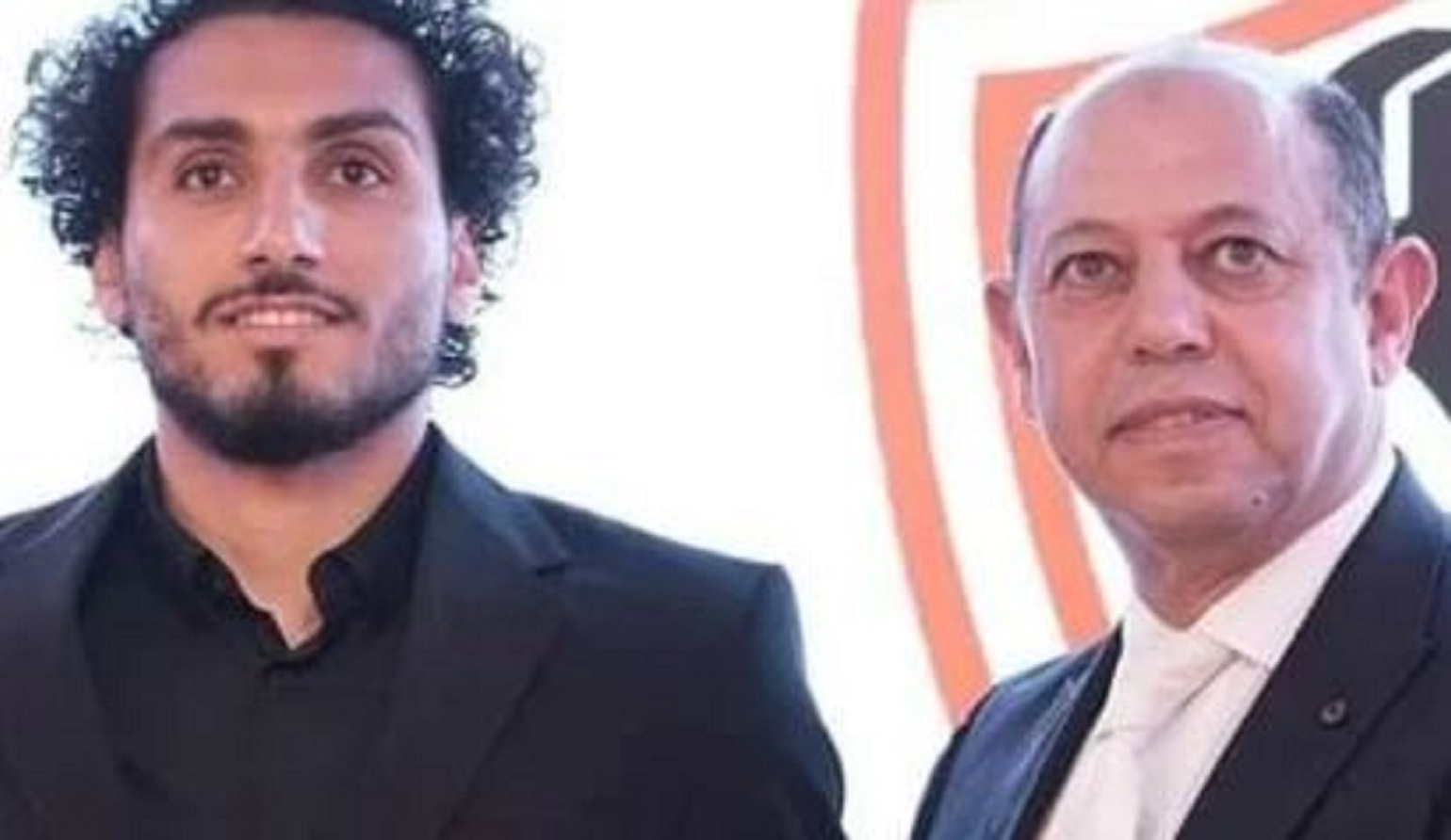 أحمد سيلمان مع احمد حمدي لاعب الفريق