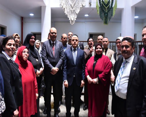 وزير العمل ومحافظ كفر الشيخ