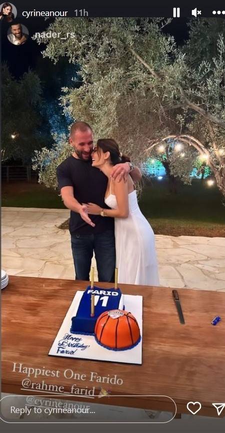 سيرين عبد النور تحتفل بيوم ميلاد زوجها