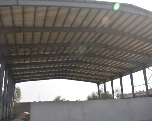 الهجان يتابع أعمال إنشاء المحطة الوسيطة لجمع القمامة بالقناطر