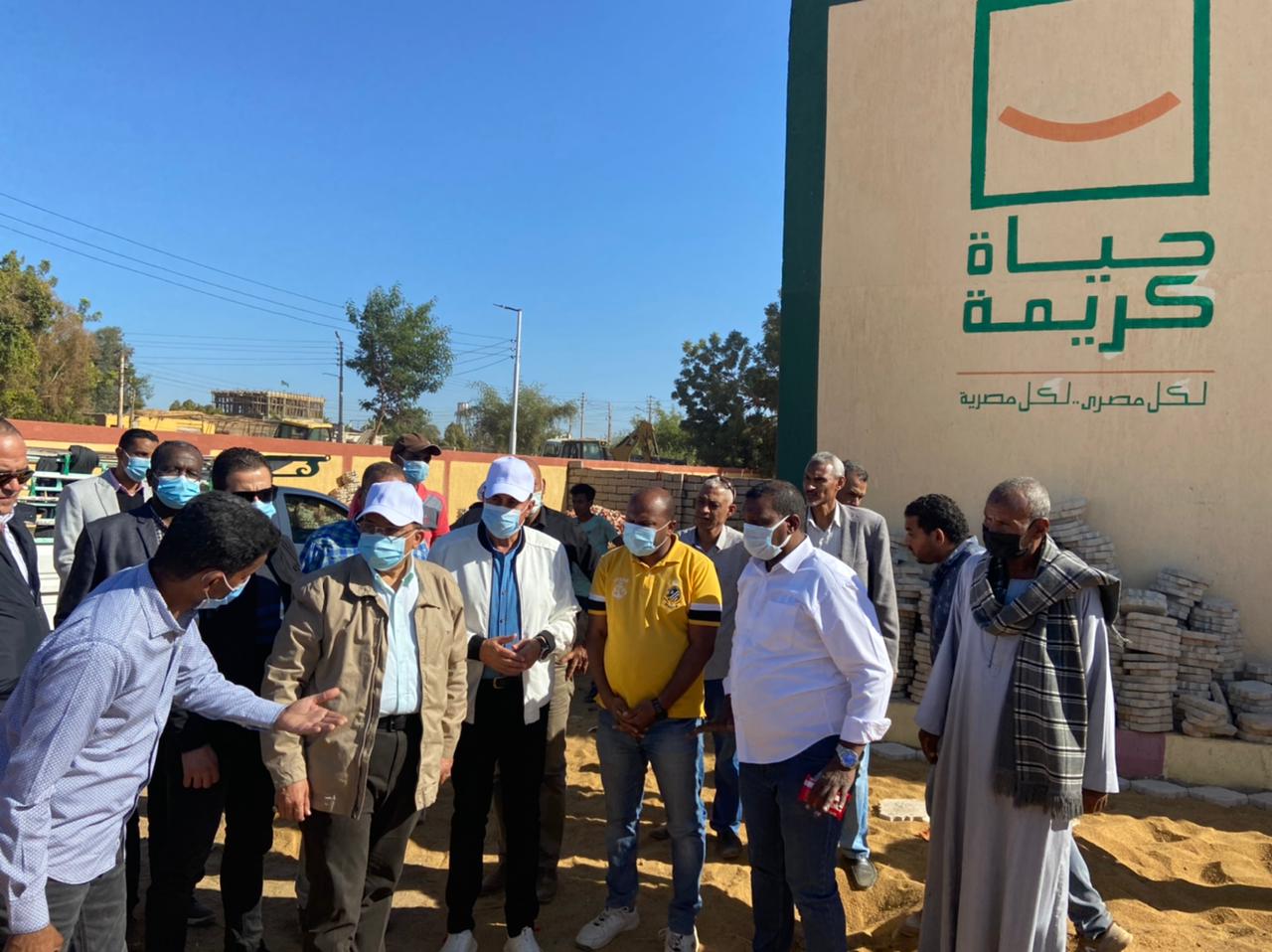اللواء محمود شعراوى وزير التنمية المحلية يتفقد اجراءات مواجهة السيول فى اسوان ومشروعات حياة كريمة ف ادفو