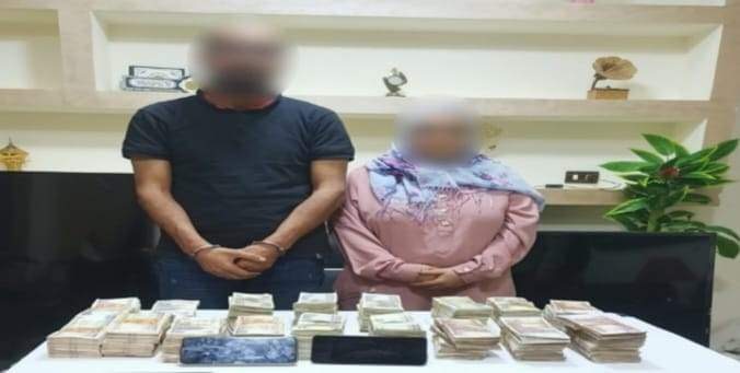 المتهمين والمضبوطات 