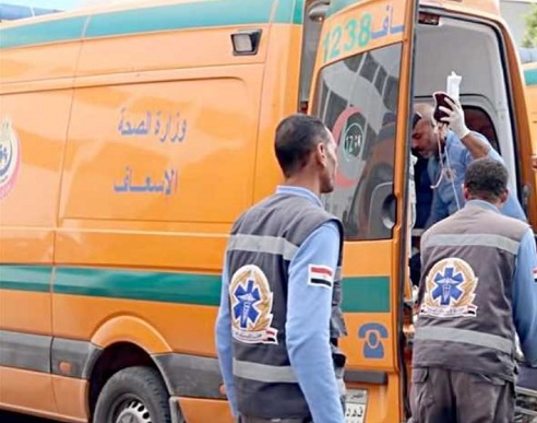 انقلاب سيارة وإصابة شخصين بطريق مصر اسكندرية الزراعي