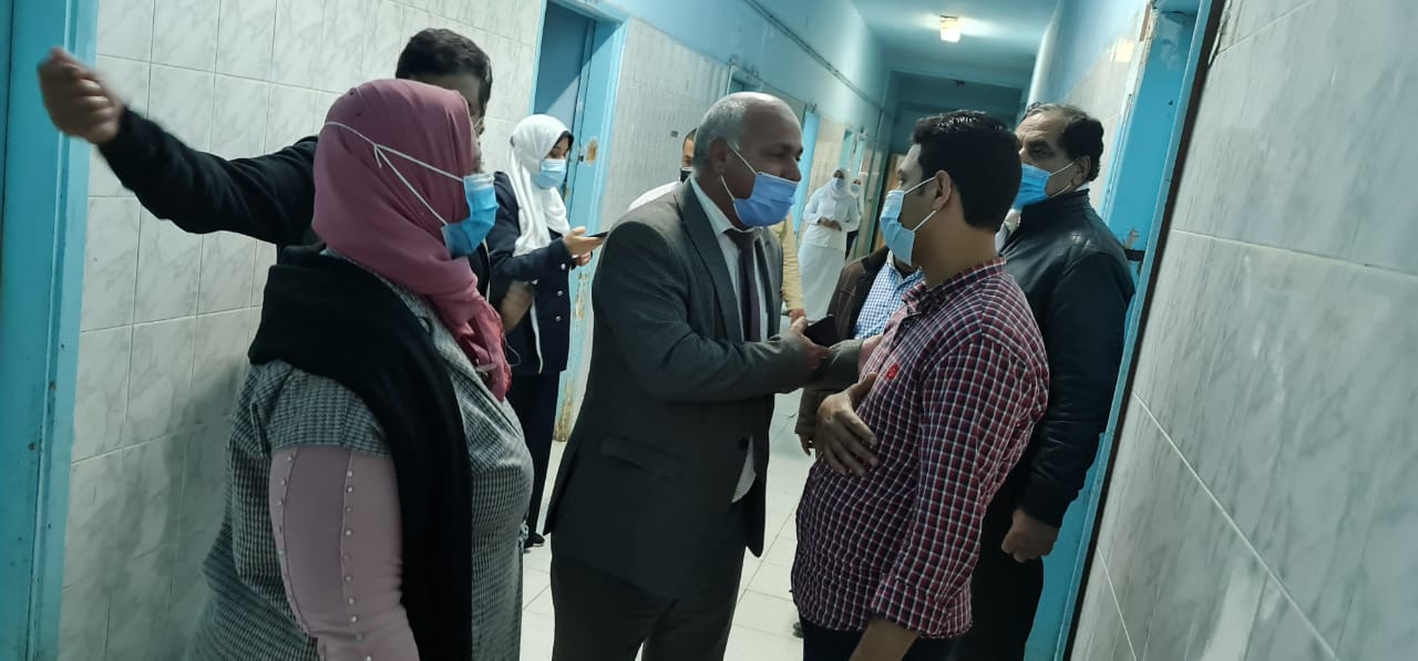 وكيل صحة الغربية يتفقدالعمل بمستشفي بسيون المركزي-صور