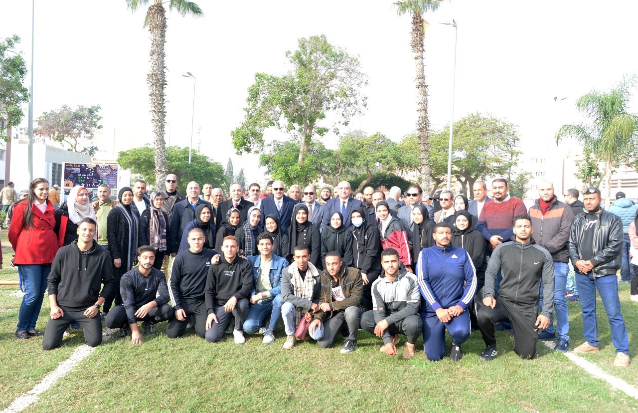 افتتاح أول ساحة رياضية حرة بجامعة المنصورة