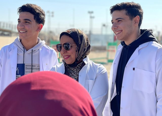 الطب البيطرى بجامعة بدر تنظم زيارة تدريبية للطلاب فى مزرعة الخيول