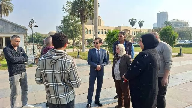 هشام عطوة يتفقد مركز الهناجر