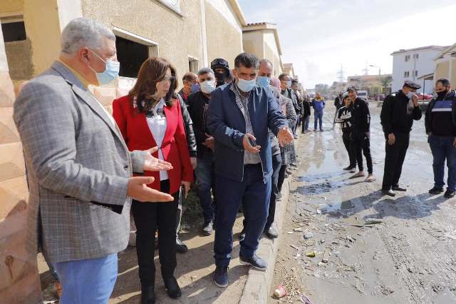 محافظ دمياط تتفقد الأعمال الجارية بسوق الجملة بشطا