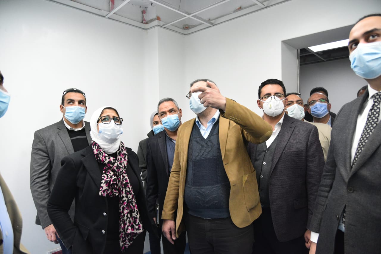 وزيرة الصحة تتفقد المبنى الجديد بمستشفى  الكرنك الدولي بالأقصر بتكلفة 320 مليون جنيه