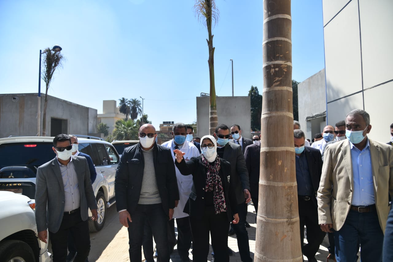 وزيرة الصحة تتفقد المبنى الجديد بمستشفى  الكرنك الدولي بالأقصر بتكلفة 320 مليون جنيه