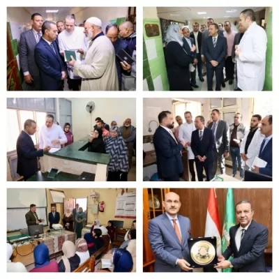 جولة محافظ المنوفية في شبين الكوم