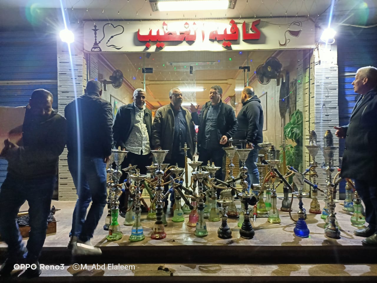 جهاز العبور: ازالة 3 روف وضبط 180 شيشة فى حملة بمعاونة الشرطة..بالصور