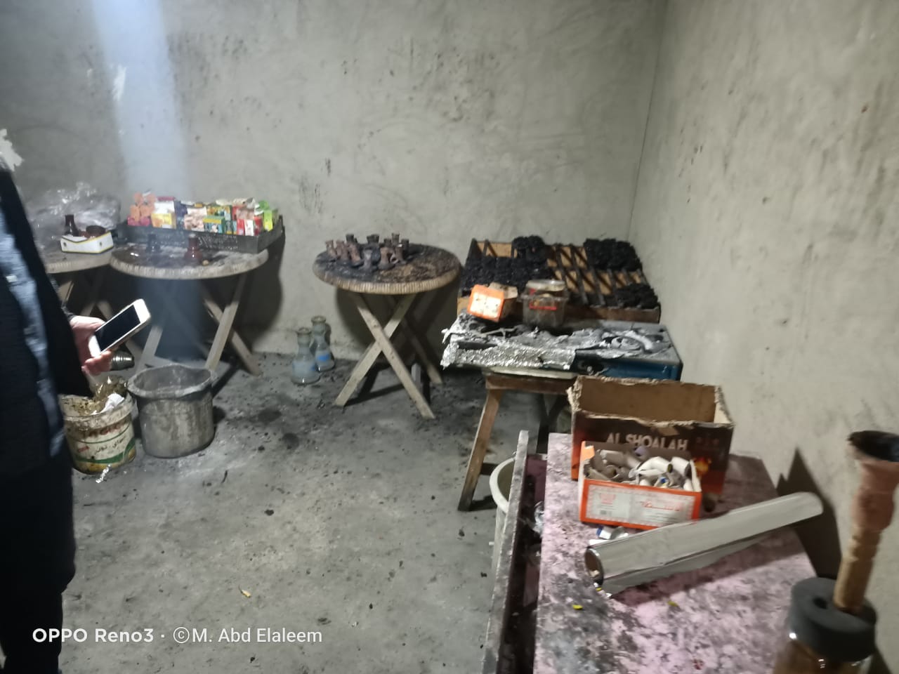 جهاز العبور: ازالة 3 روف وضبط 180 شيشة فى حملة بمعاونة الشرطة..بالصور