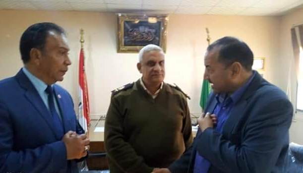 اللواء أشرف موافى و العميد جودة ابراهيم و أمان الله نصار