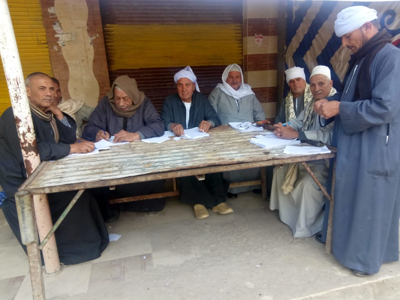 بدء فتح لجان الاستفتاء على التعديلات الدستورية بالبحيرة فى ثالث ايام التصويت