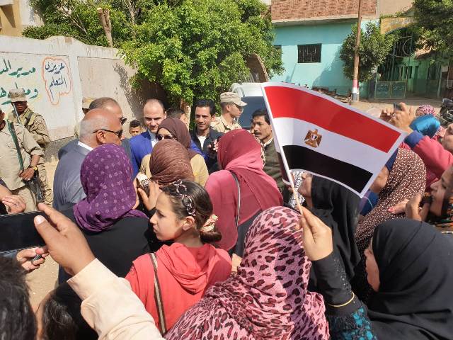 نائب المحافظ في مشتهر : مشاركة المصريين دليل علي وعي المصريين 