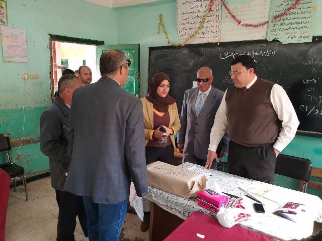 نائب المحافظ في مشتهر : مشاركة المصريين دليل علي وعي المصريين 