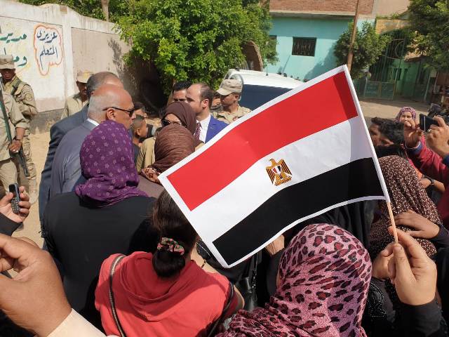 نائب المحافظ في مشتهر : مشاركة المصريين دليل علي وعي المصريين 