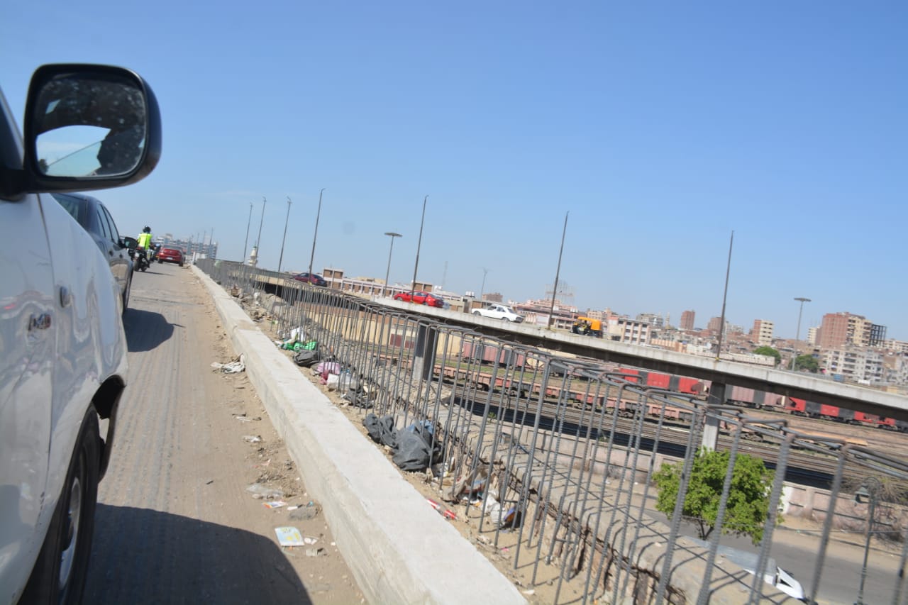     الهجان يتابع تطوير كوبرى عرابى بشبرا الخيمة والنفق اسفل 