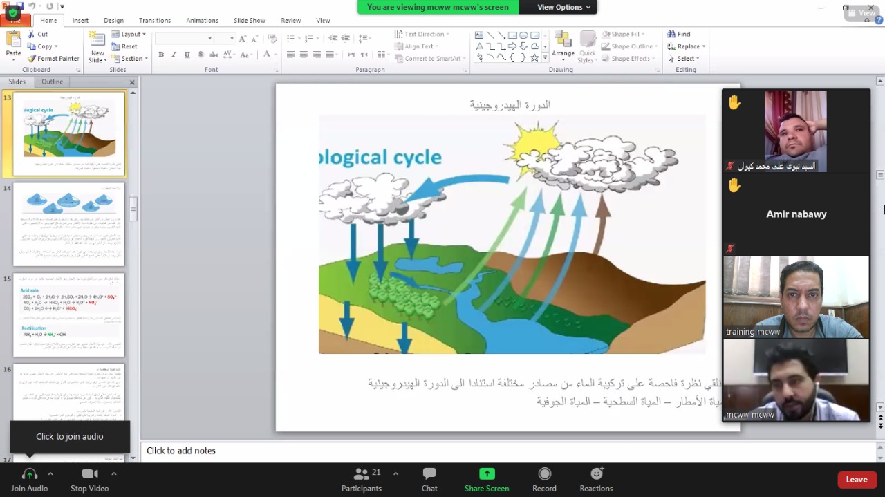 تدريب عن الإسعافات الأولية وكيفية التعامل مع أجهزة الإطفاء بـ «مياه المنوفية». 