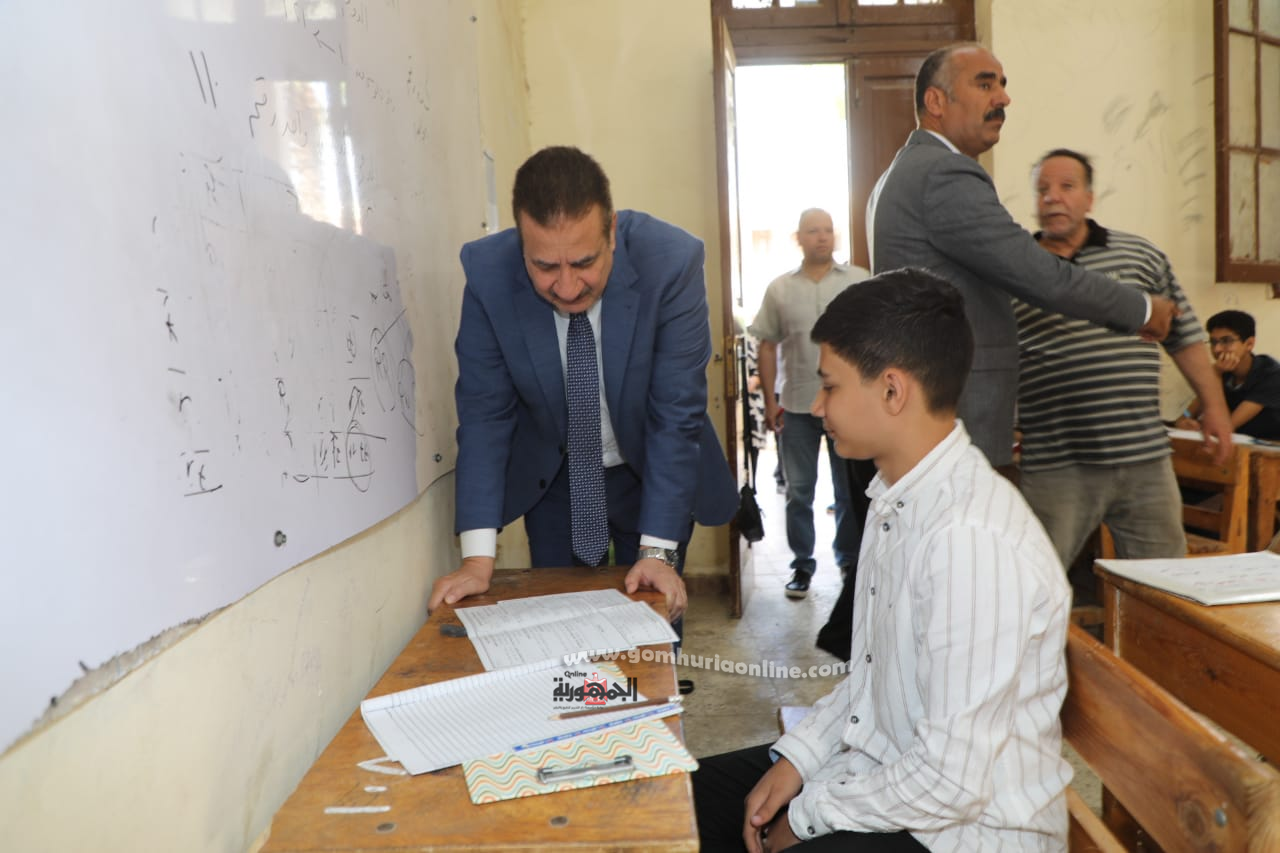 محافظ المنوفية: امتحان الجبر للإعدادية  دون  شكاوى أو بلاغات