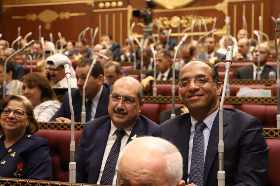 مهران عضو شيوخ أسيوط يستعرض تقرير اللجنة للصحة والسكان 