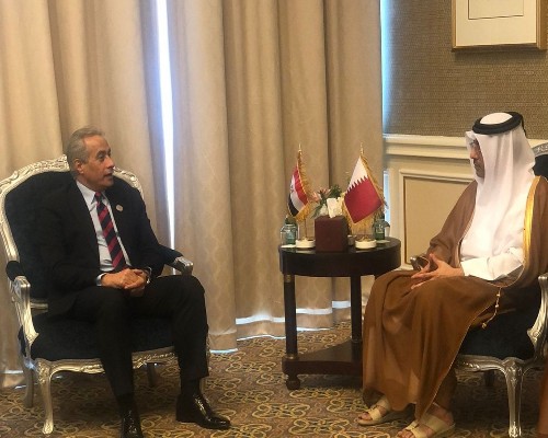 وزير العمل مؤتمر الحوار الخليجي _الافريقي بالدوحة