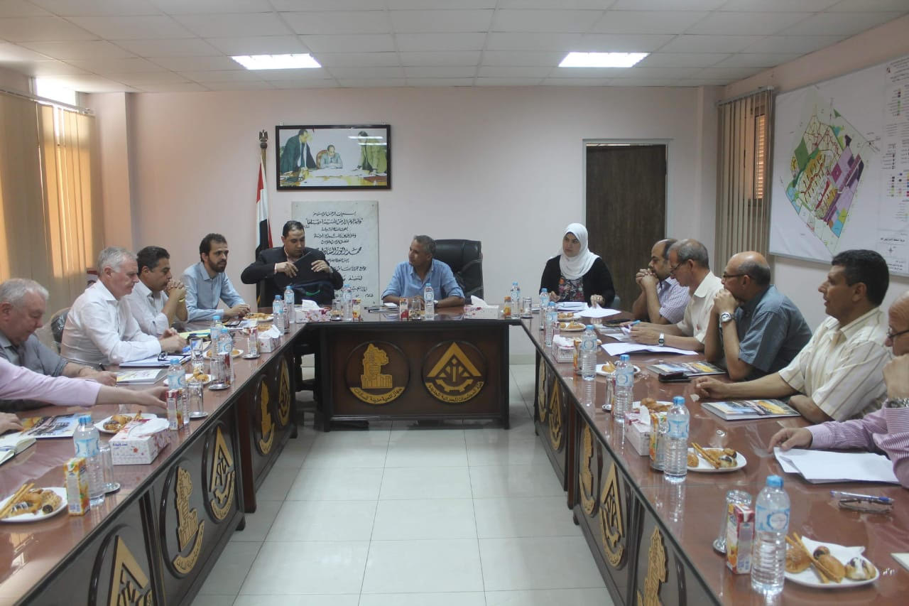 وفد ألماني من وكالة التعاون الفني GIZ في زيارة لمدينة السادات ووصفها إحدى قلاع الصناعة في مصر