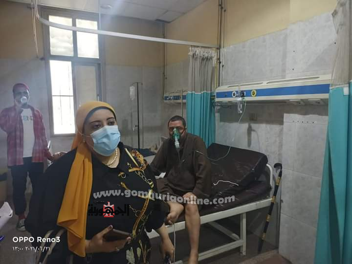 مرور لجنة بقيادة الدكتورة رشا خضر علي مستشفى بركه السبع ومركز لقاح فيروس كورونا 