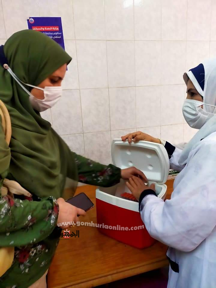 مرور لجنة بقيادة الدكتورة رشا خضر علي مستشفى بركه السبع ومركز لقاح فيروس كورونا 