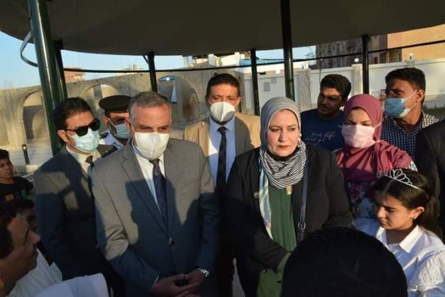 محافظ سوهاج يفتتح حديقة جهينة العامة.. ويتفقد السوق الحضري الجديد..صور