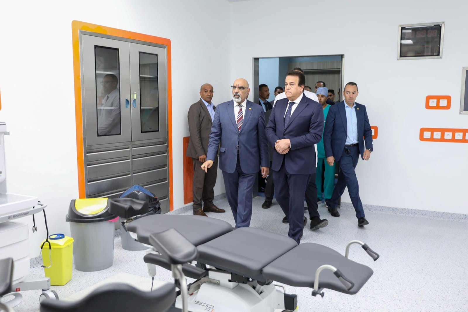 وزير الصحة يتفقد التشغيل التجريبي بمستشفى التأمين الصحي بالعاصمة 