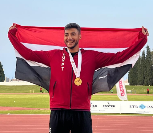 مصطفى محمود يحقق ذهبية رمي الرمح 