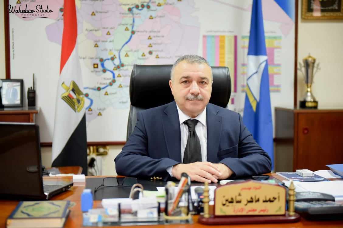 اللواء مهندس أحمد ماهر شاهين رئيس شركة مياه الشرب والصرف الصحي 