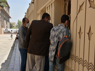 مكتب التنسيق المركزى يستقبل طلاب الثانوية العامة بالمرحلة الأولى..صور