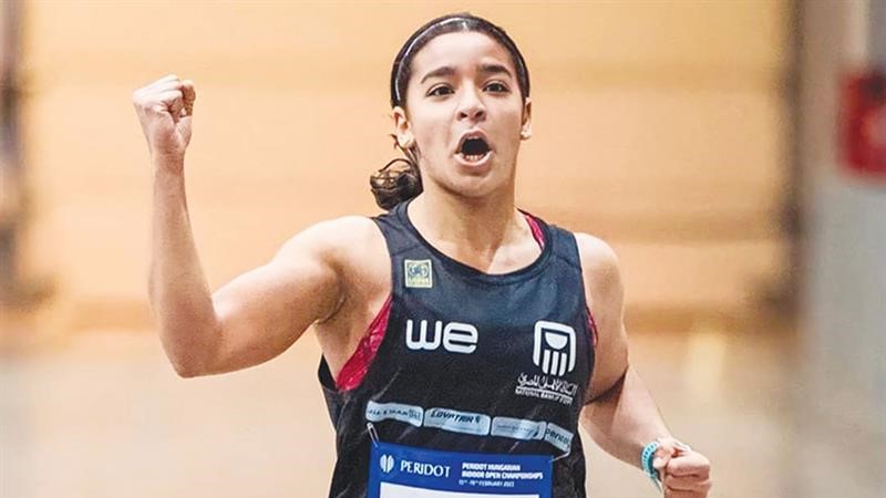 ملك إسماعيل لاعبة المنتخب المصري للخماسي الحديث