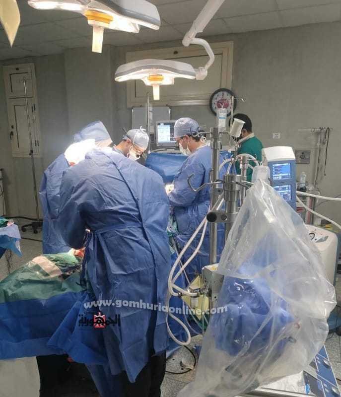 إنجاز طبي ببنها للتأمين الصحي | 3 عمليات قلب مفتوح في جراحة واحدة