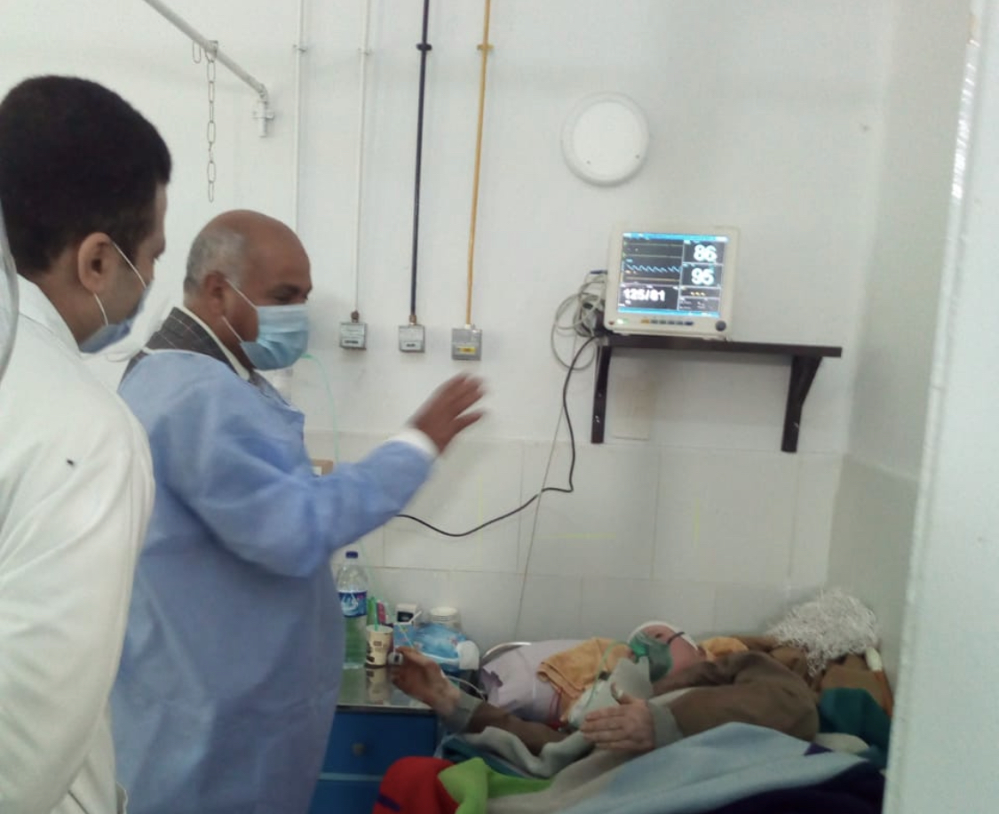 محافظ الغربية يتفقد حميات المحله للاطمئنان على صحة المرضى-صور