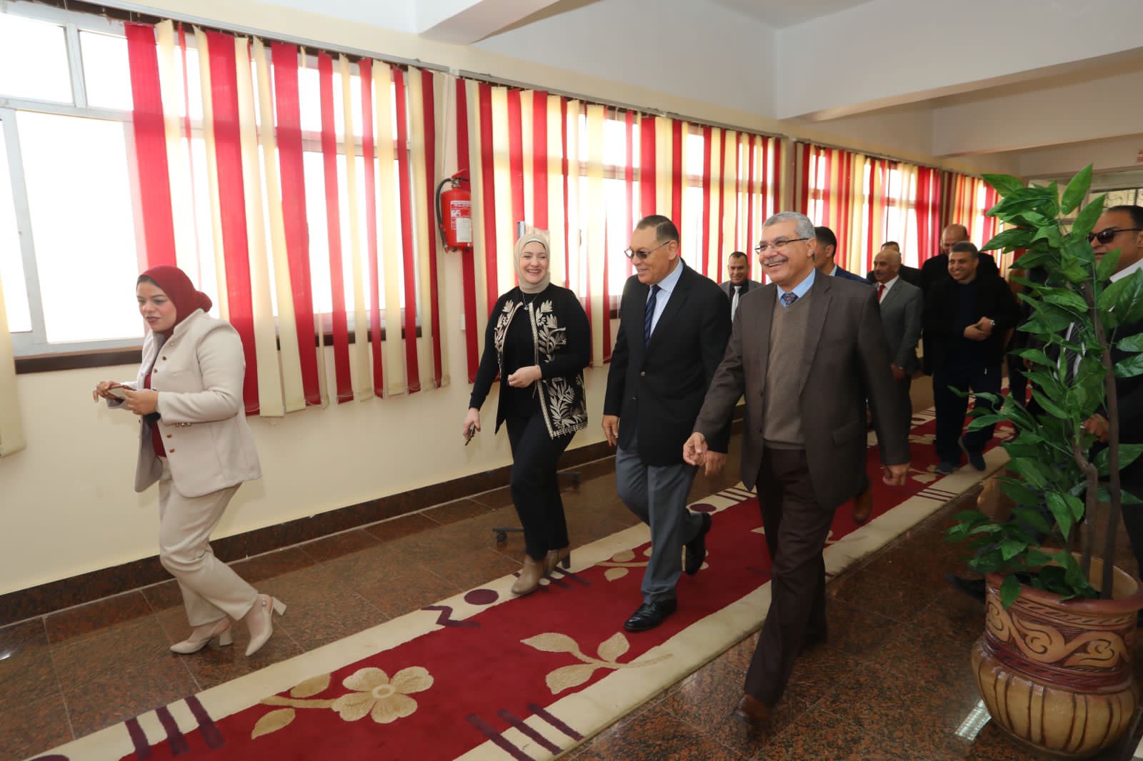 رئيس جامعة الزقازيق يستقبل محافظ الشرقية  