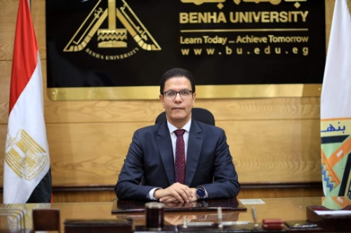 الدكتور ناصر الجيزاوي   رئيس جامعة بنها 